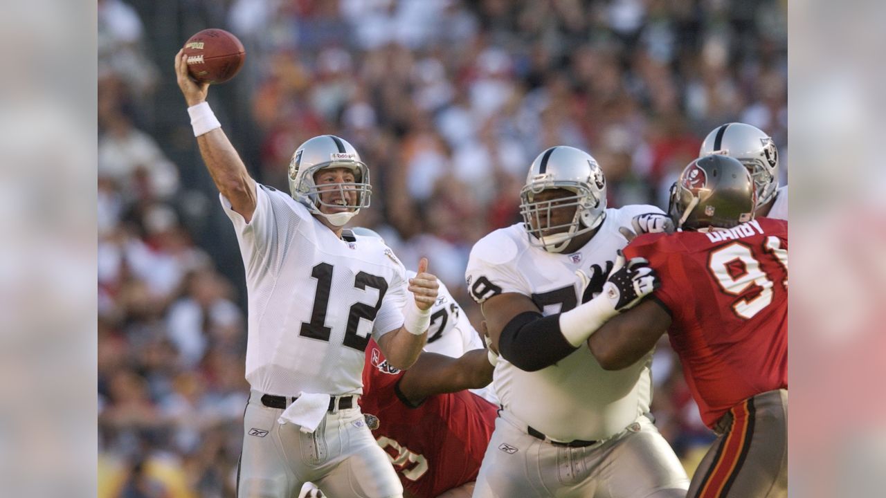 Rich Gannon leads the Silver and Black to Super Bowl XXXVII