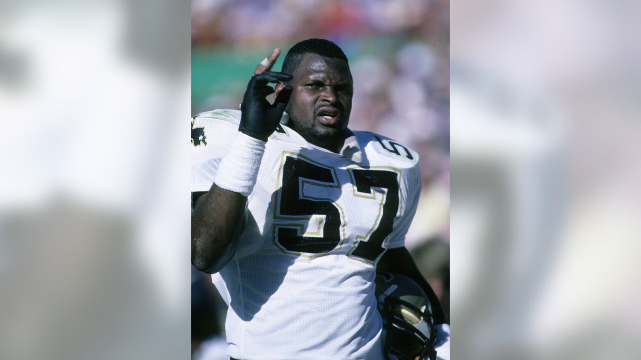 NFL Hall of Famer Rickey Jackson receiving diploma from Pittsburgh