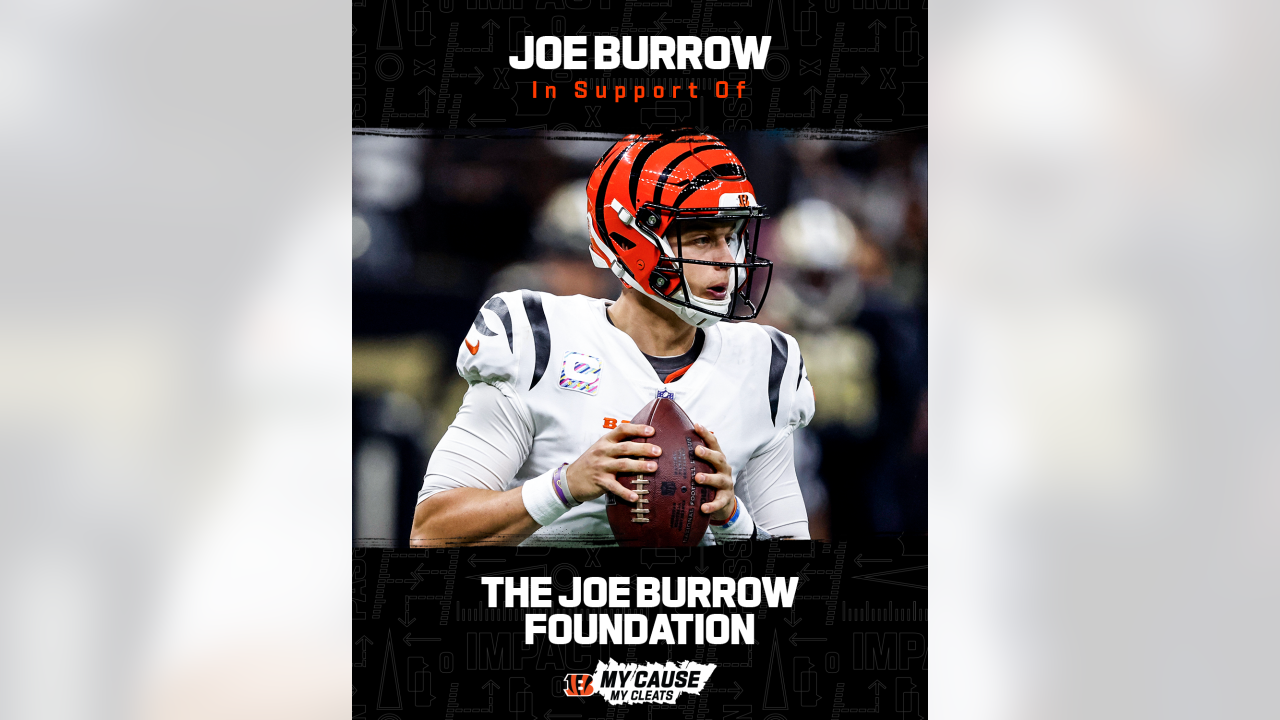 Joe Burrow's foundation: My Cleats, My Cause for Cincinnati Bengals QB