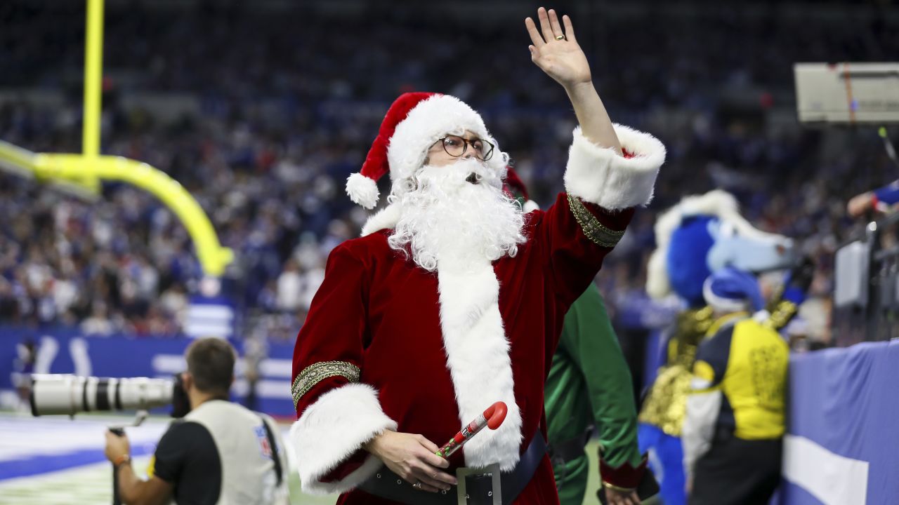 NFL fans celebrate the holidays