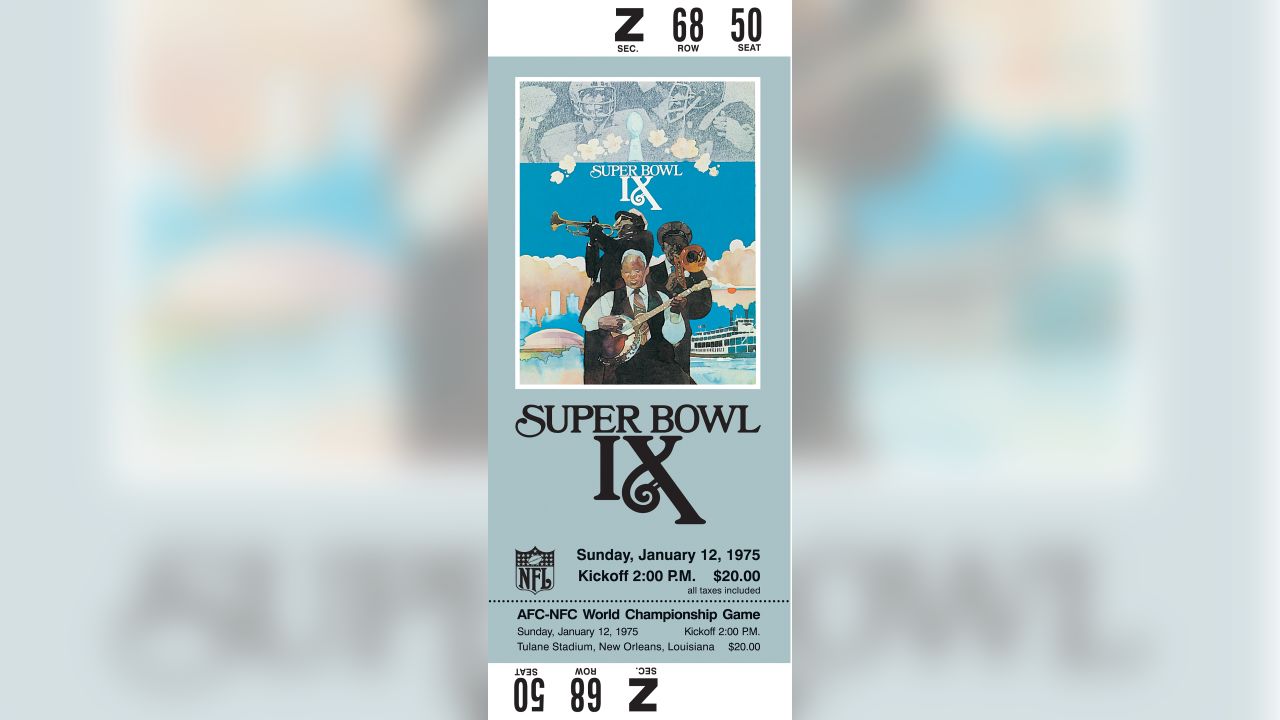 Super Bowl IX – Pittsburgh Steelers vs Minnesota Vikings – January 12, 1975