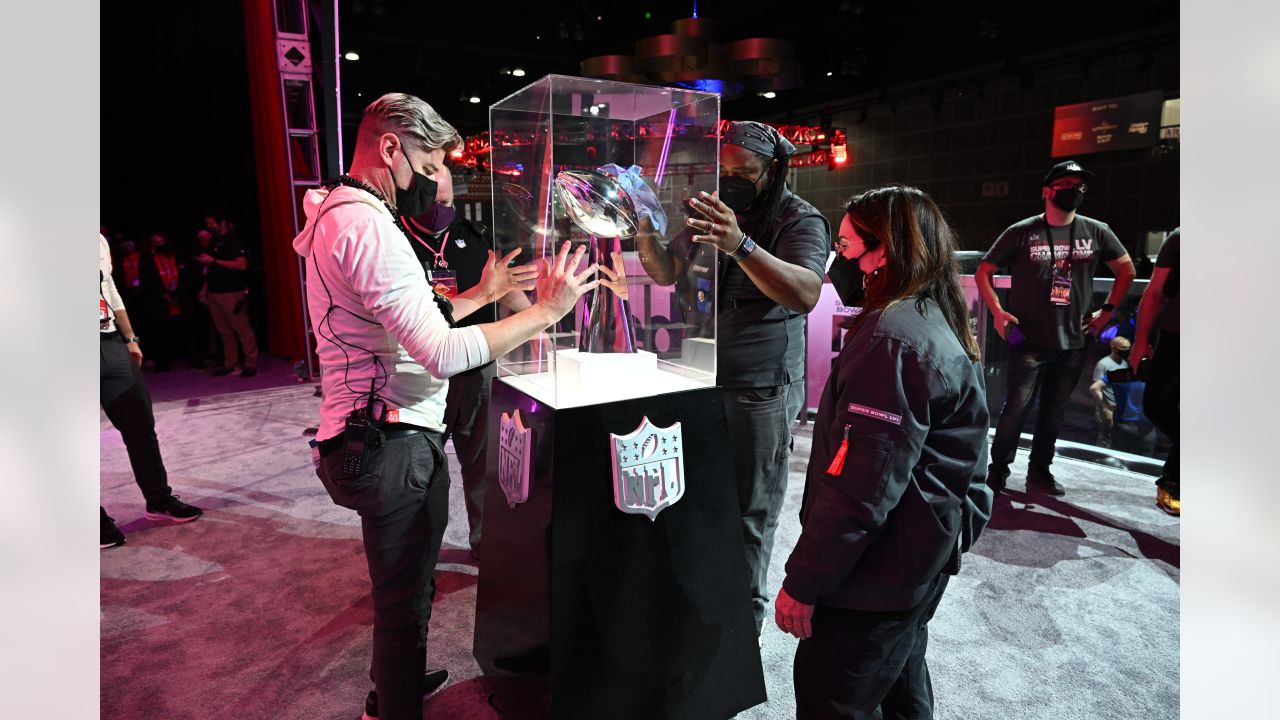 Super Bowl Experience at the LA Convention Center, Vince Lombardi Trophy,  Los Angeles