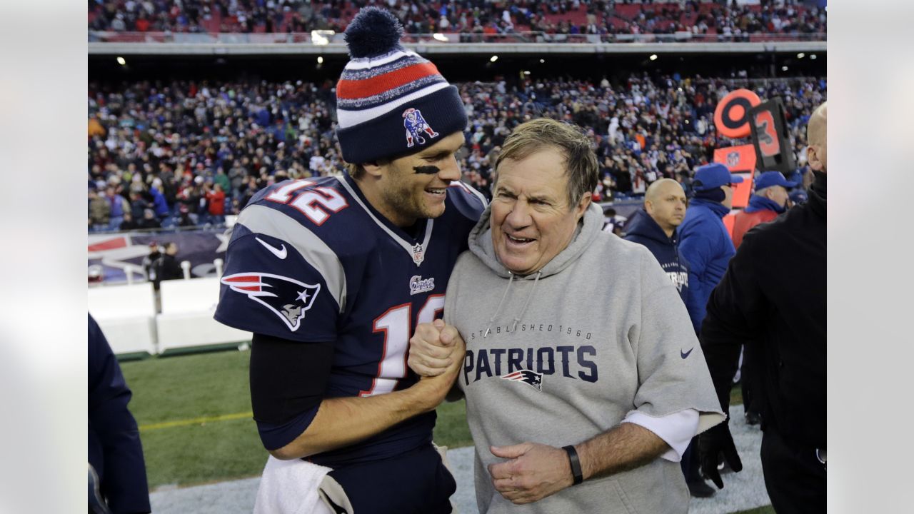 Tom Brady & Bill Belichick Embrace After Super Bowl LI Victory