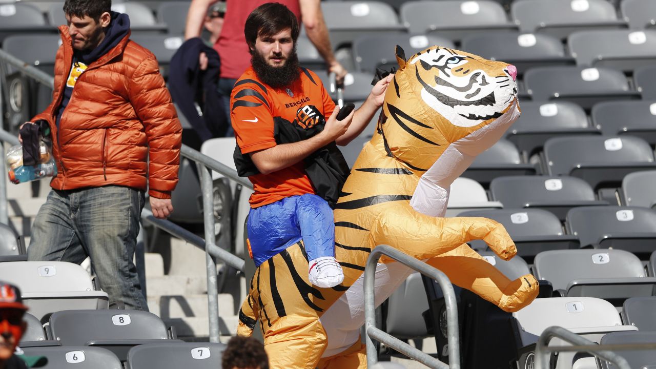 NFL fans celebrate Halloween