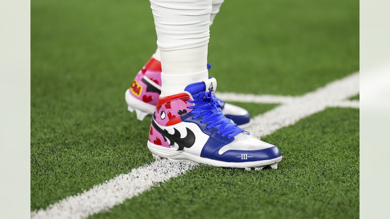 Jalen Hurts Wears Multiple Air Jordan Cleats for Super Bowl 2023 – Footwear  News