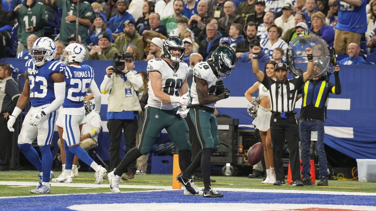 Dallas Cowboys' CeeDee Lamb (88), Dak Prescott (4) and Tony Pollard (20)  celebrate after Lamb scored a touchdown during the first half of an NFL  football game against the Green Bay Packers