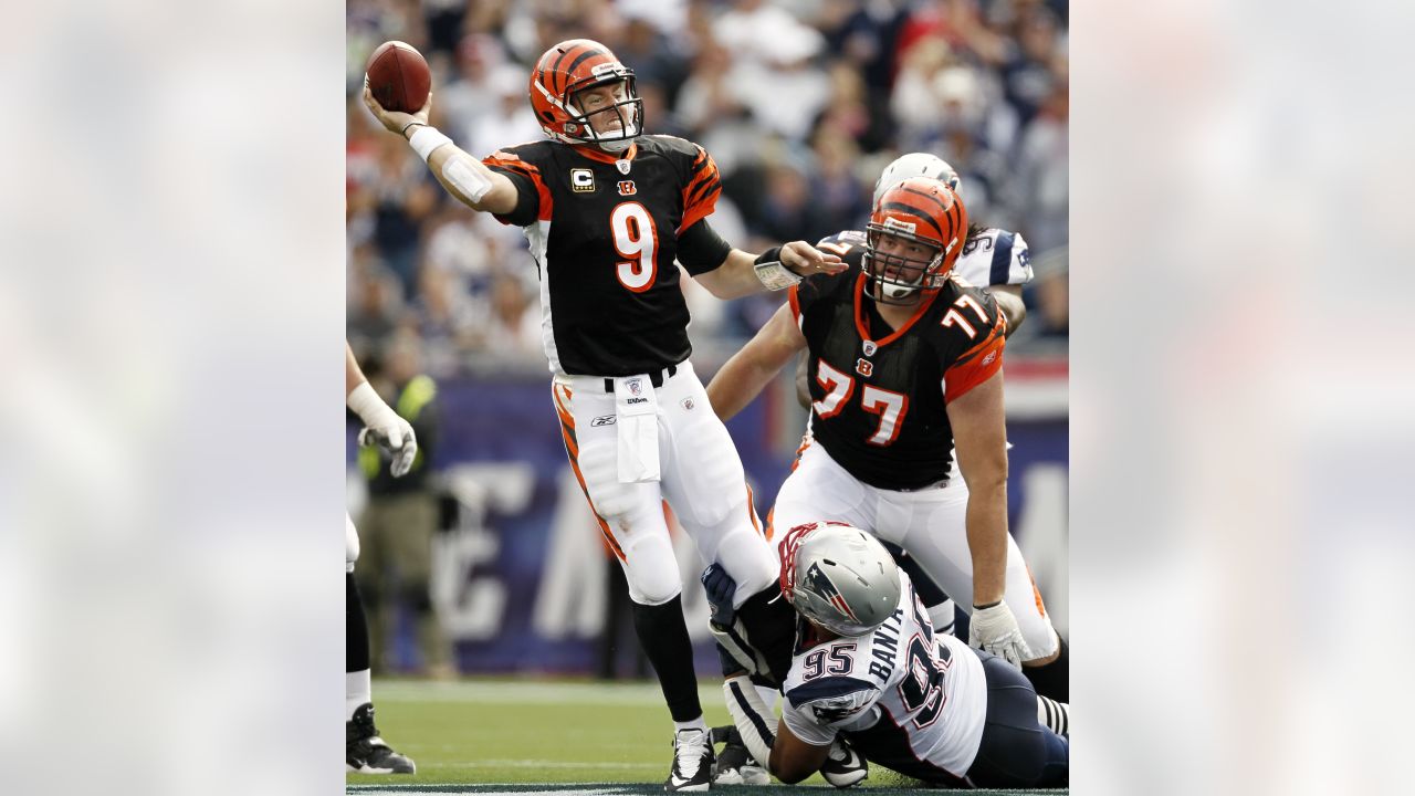 Cincinnati Bengals quarterback Carson Palmer drops back to pass