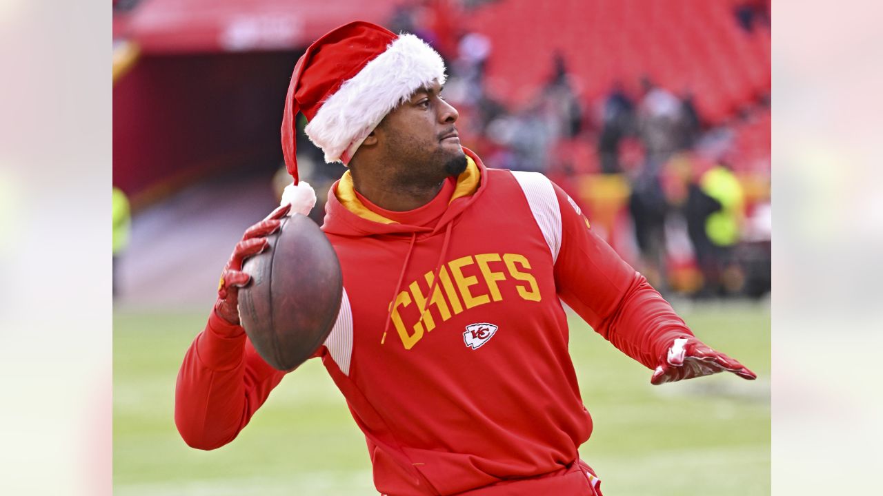 NFL fans celebrate the holidays