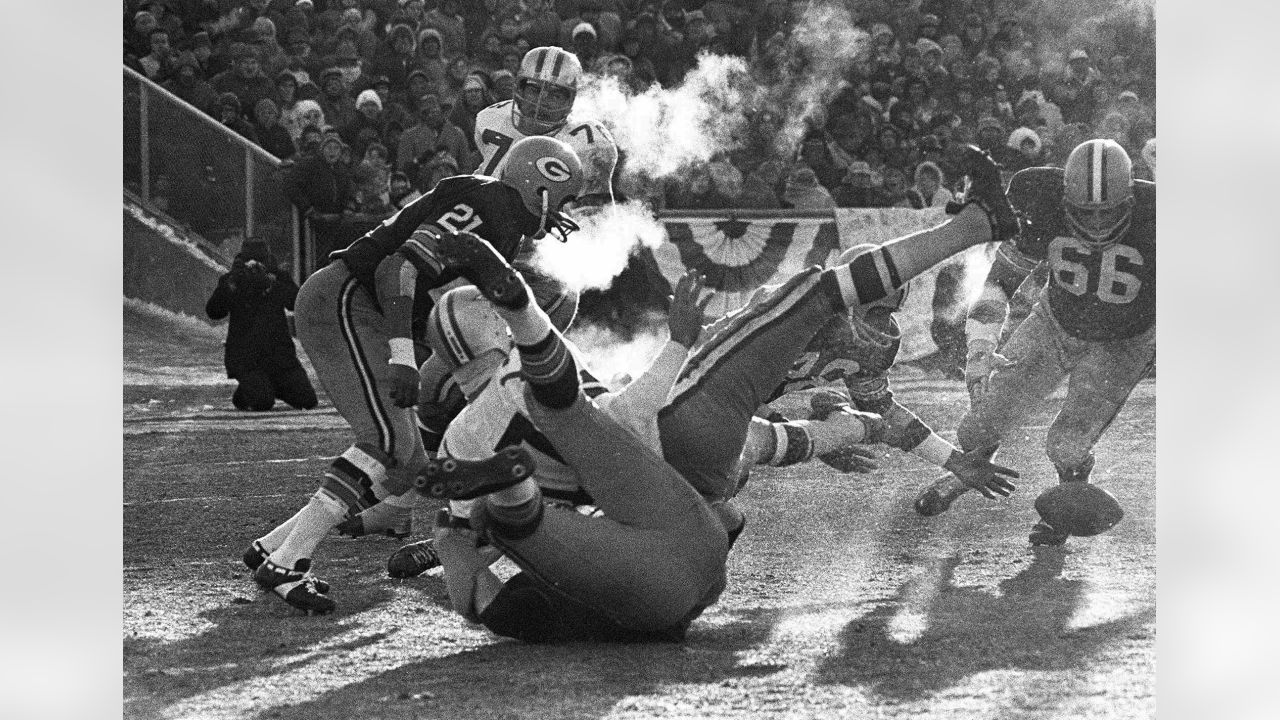 Green Bay Packers v. Los Angeles Rams playoff game before the Ice Bowl