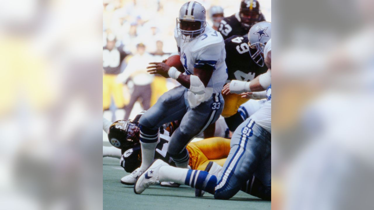 Ghosts of the Orange Bowl - Happy 68th birthday to hall of fame running  back Tony Dorsett. Dorsett is pictured in action with Steelers defensive  tackle Joe Greene during Super Bowl XIII.