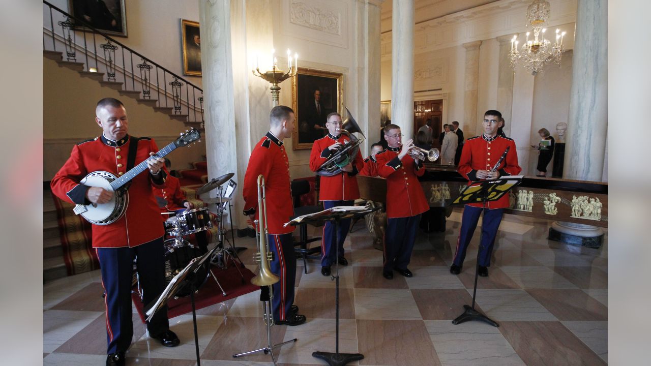 The Saints visit the White House