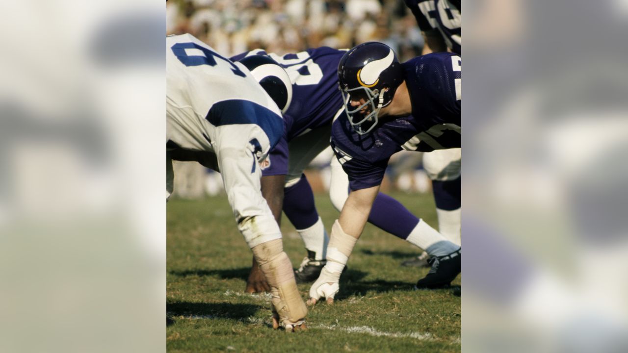 Minnesota Vikings - Purple People Eaters DE Carl Eller, DT Gary Larsen, DT Alan  Page, and DE Jim Marshall at Super Bowl VIII.