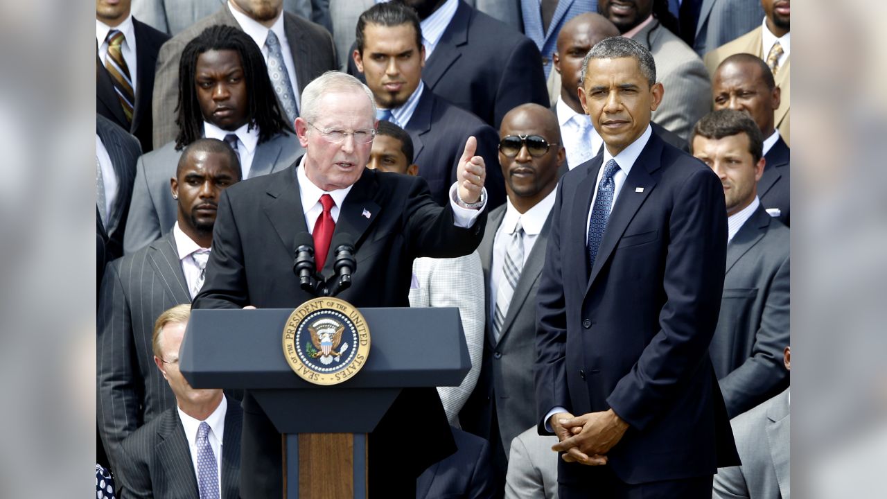 Giants enjoy their third trip to White House