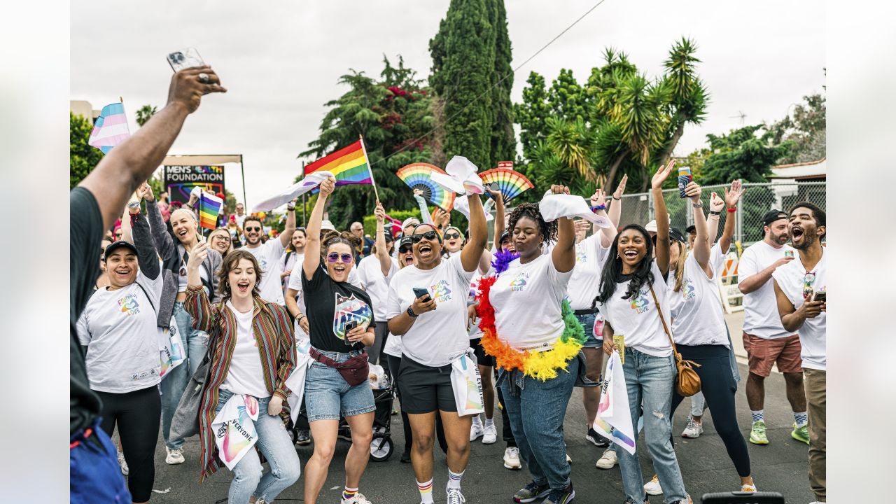 2023 NFL L.A. Pride parade