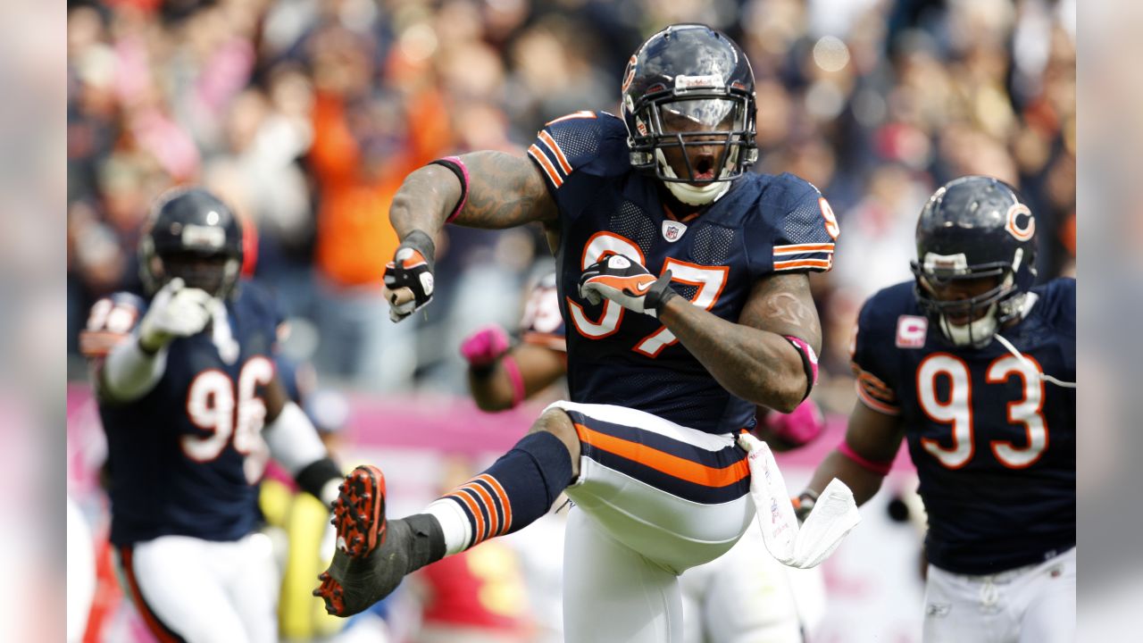 Chicago Bears running backs Matt Forte (22), Garrett Wolfe (25