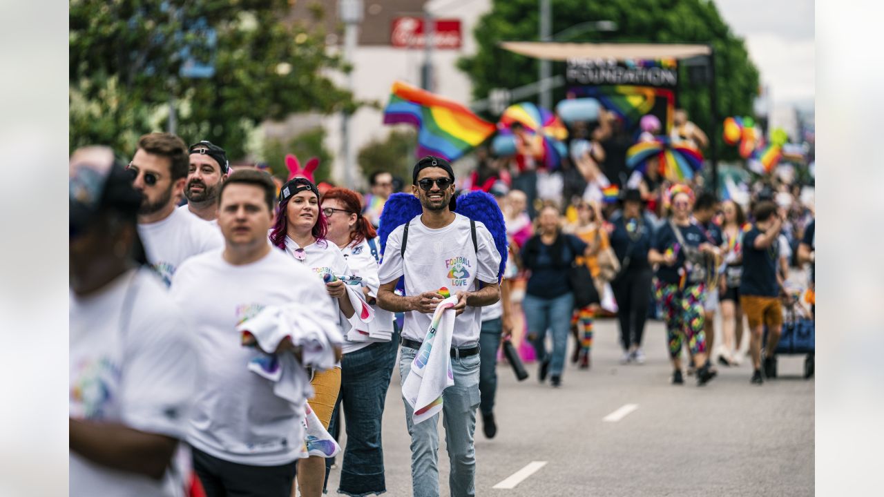 2023 NFL L.A. Pride parade