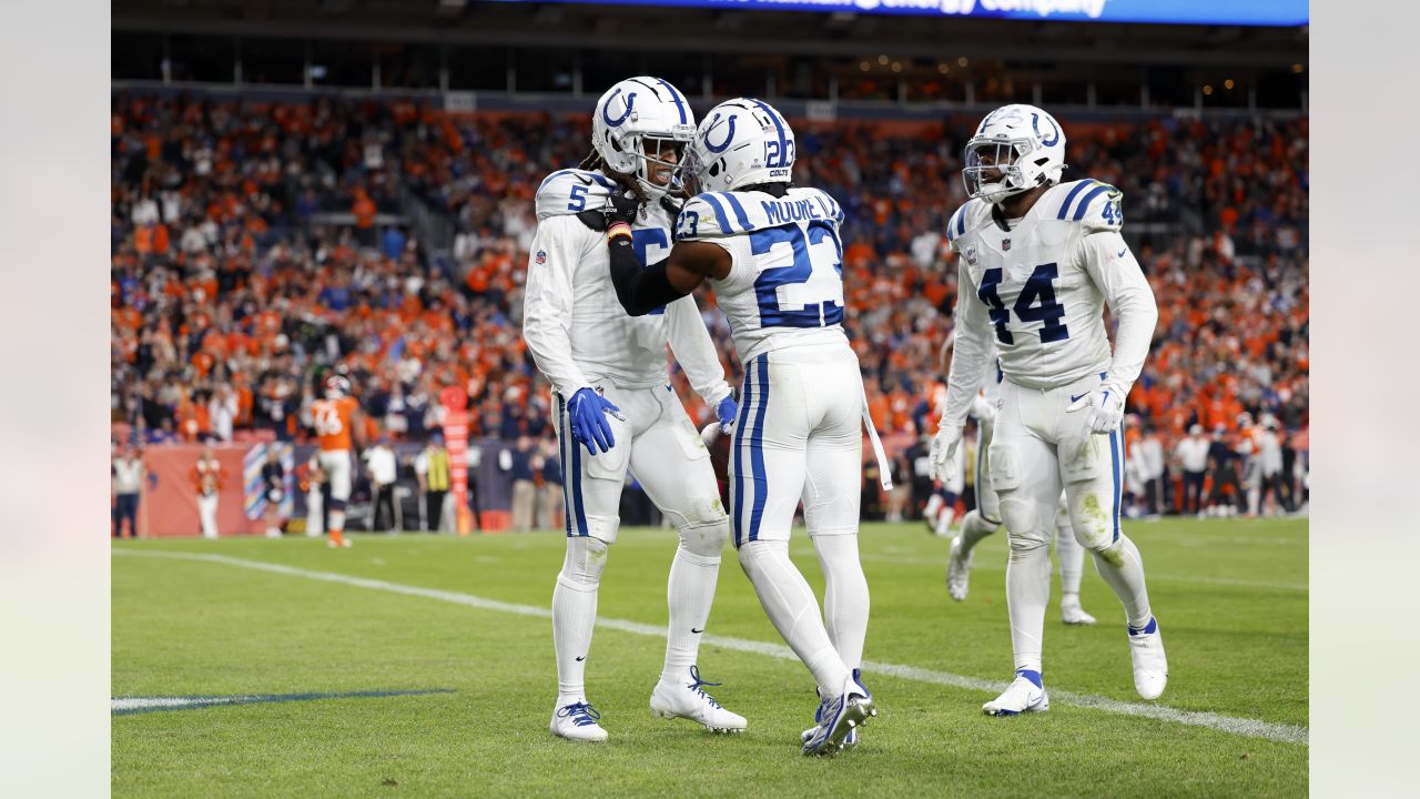 Safety (28) Malik Hooker of the Dallas Cowboys warms up before playing  against the Los Angeles Rams in an NFL football game, Sunday, Oct. 9, 2022,  in Inglewood, Calif. Cowboys won 22-10. (