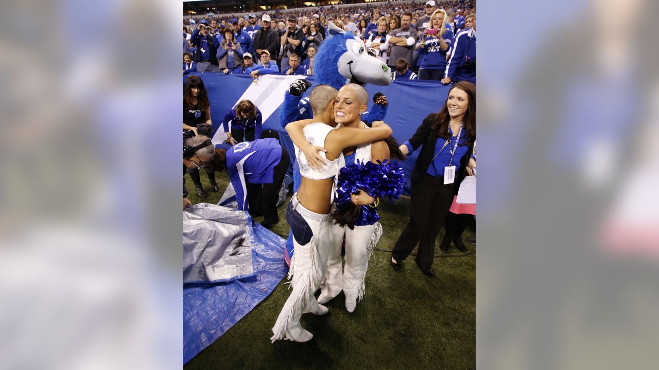 Take It All Off! NFL Cheerleaders Shave Their Heads To Support Coach's  Cancer Battle