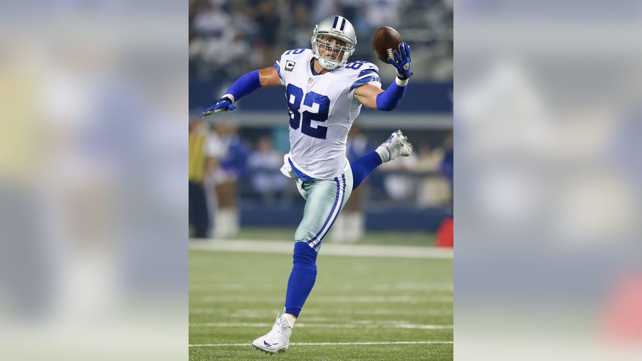 January 3rd, 2016:.Dallas Cowboys tight end Jason Witten (82) catches a  pass for a 1st done during an NFL football game between the Washington  Redskins and Dallas Cowboys at AT&T Stadium in