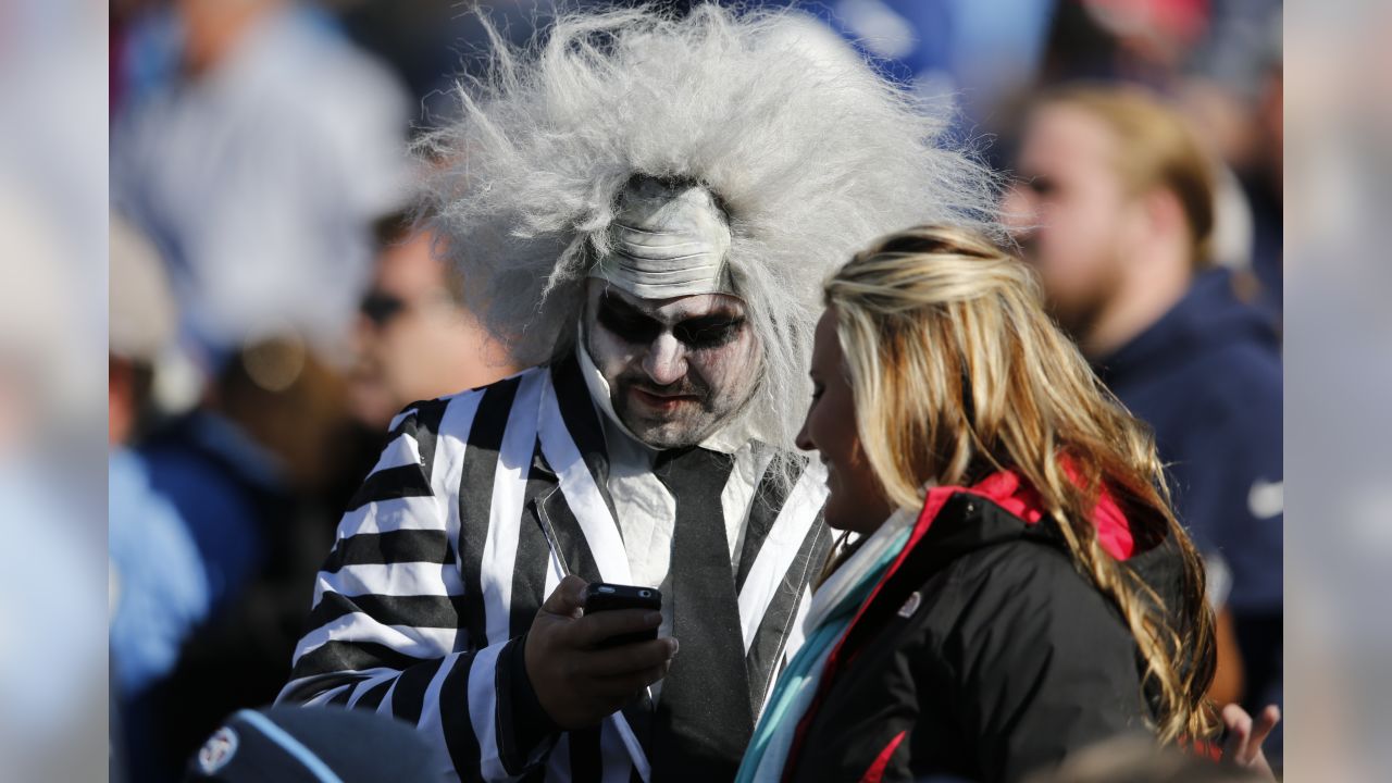 NFL fans celebrate Halloween