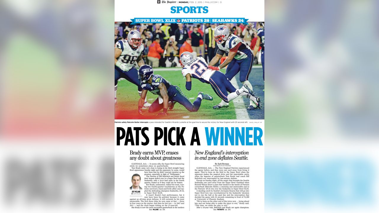 NFL playoffs: Philadelphia Eagles lose to Seattle Seahawks - Inquirer, Daily  News newspaper front pages