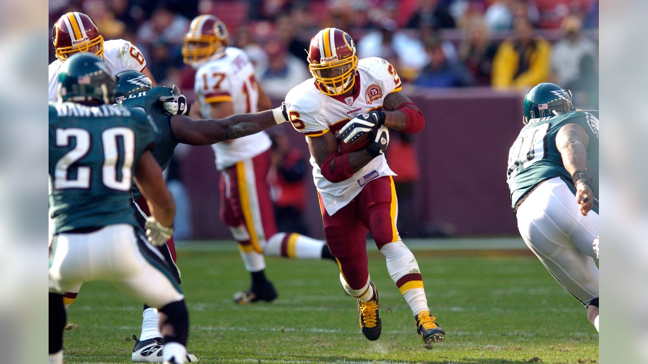 Washington Redskins Keenan McCardell (80) and James Thrash