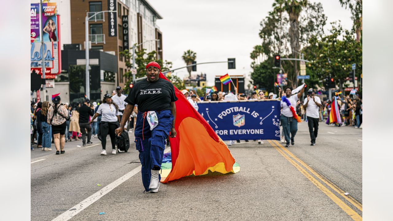 2023 NFL L.A. Pride parade