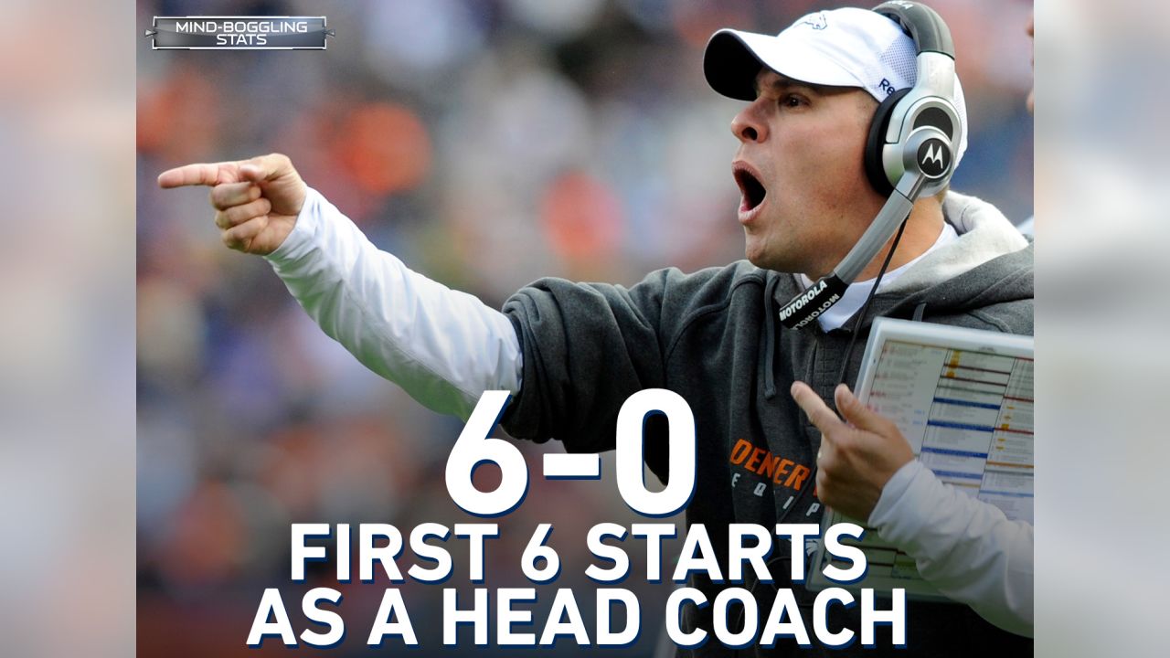 Mind-boggling stats: Josh McDaniels