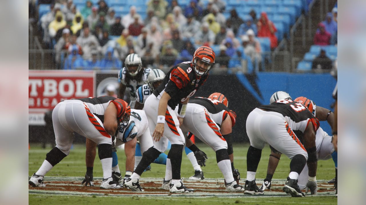 Carolina Panthers coach John Fox reacts to a call in the first half of an  NFL football game against the Cincinnati Bengals in Charlotte, N.C.,  Sunday, Sept. 26, 2010. (AP Photo/Chuck Burton