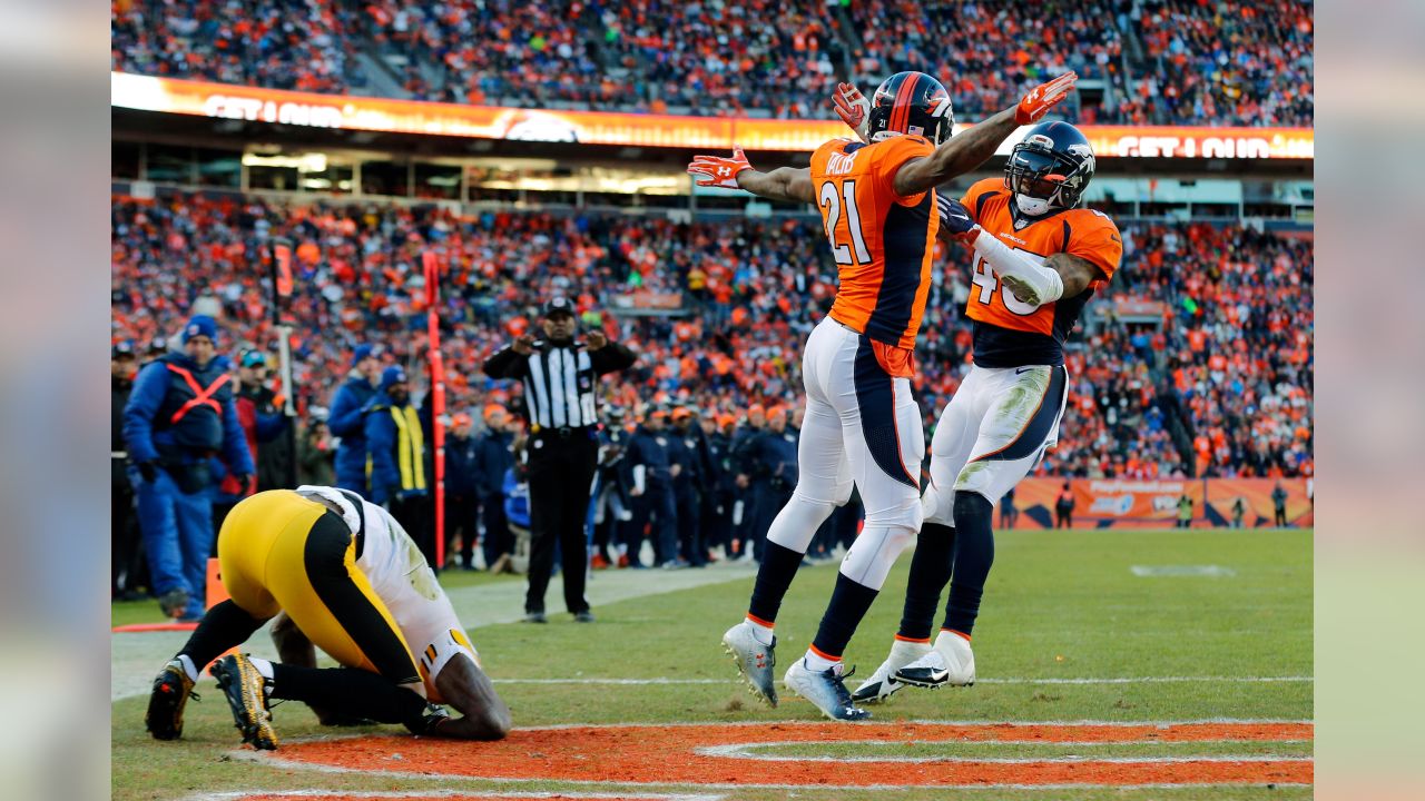 T.J. Ward, Aqib Talib, TapiaPhoto