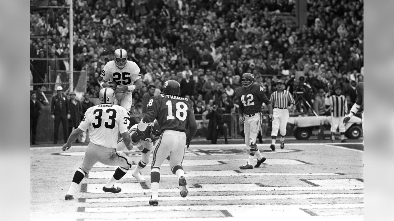 Oakland Raiders wide receiver Fred Biletnikoff, was inducted into