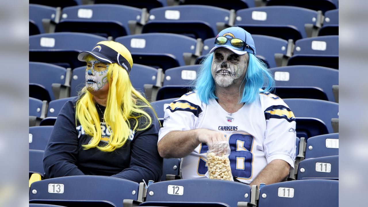 NFL fans celebrate Halloween