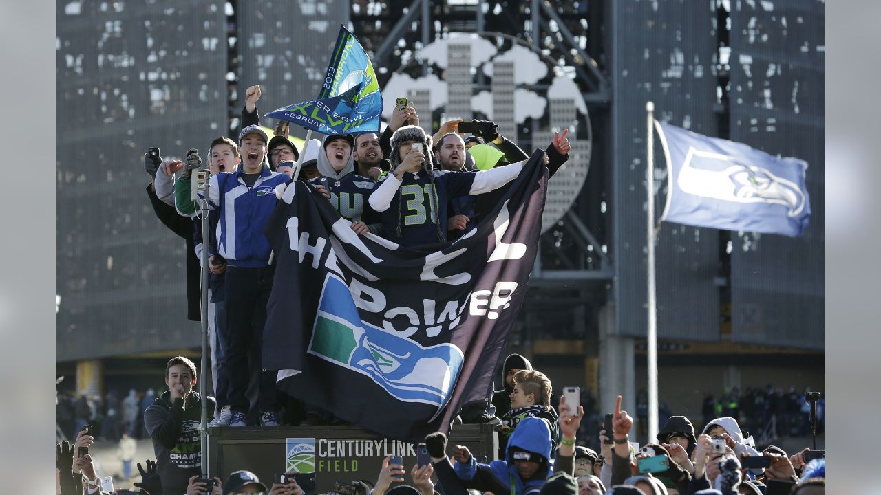 Super Bowl victory parade for Seattle Seahawks attracts hundreds of  thousands on February 5, 2014. 