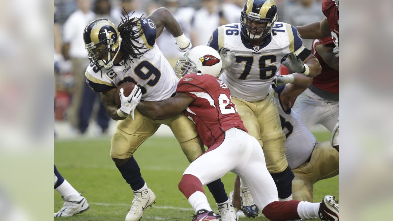 St. Louis Rams wide receiver Brandon Gibson (11) is seen before the start  of an NFL football game between the San Francisco 49ers and the St. Louis  Rams Sunday, Dec. 26, 2010