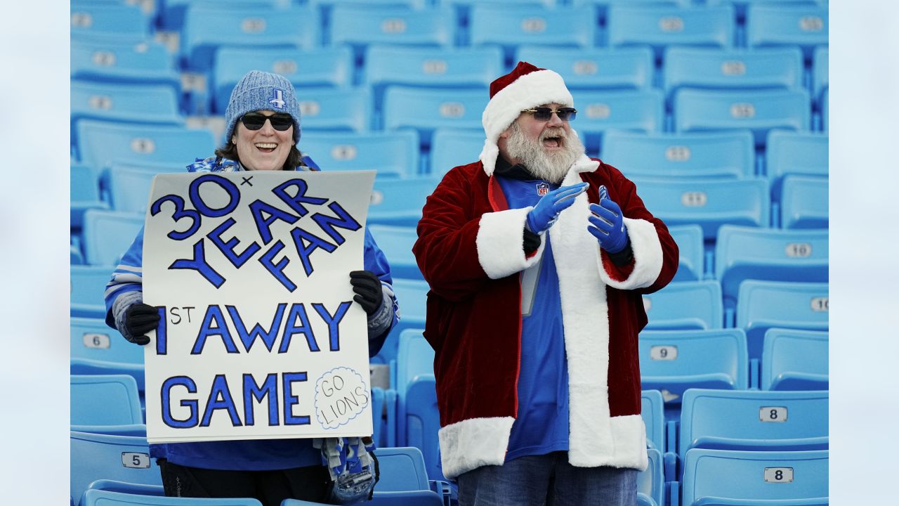 NFL fans celebrate the holidays