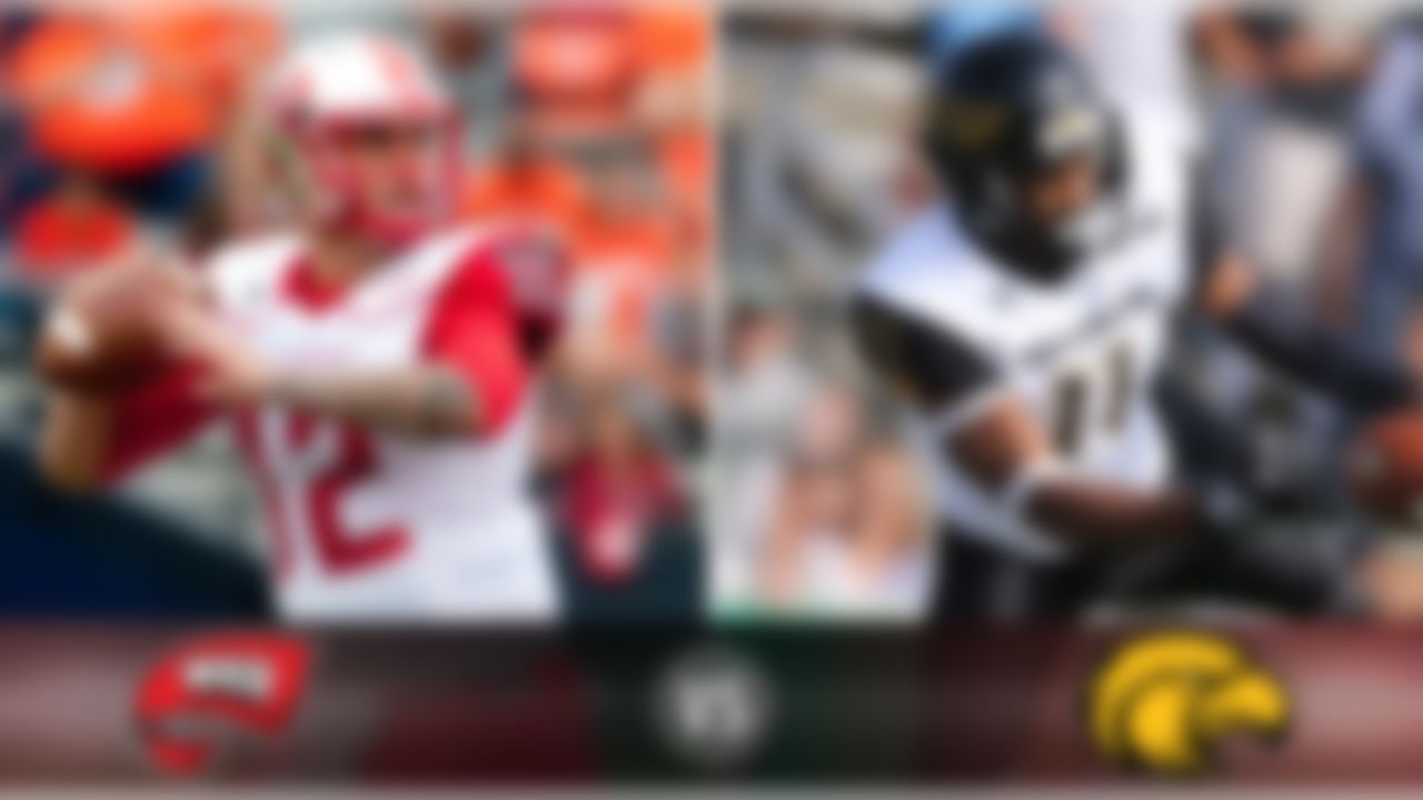 Details:  Saturday, Noon ET, ESPN2 (at Houchens Industries–L. T. Smith Stadium, Bowling Green, Ky.)
What's at stake? Two of the most productive quarterbacks in the country, WKU's Brandon Doughty and Southern Miss' Nick Mullens, vie for the C-USA league title.
Matchup to watch:  Western Kentucky QB Brandon Doughty vs. Southern Miss DB Kalan Reed.
Game picks: 
Brandt: Western Kentucky, 41-38
Brooks: Western Kentucky, 20-17
Davis: Western Kentucky, 50-44
Goodbread: Western Kentucky, 45-41
Jeremiah: Western Kentucky, 34-24
Reuter: Western Kentucky, 42-28
Zierlein: Western Kentucky, 45-39