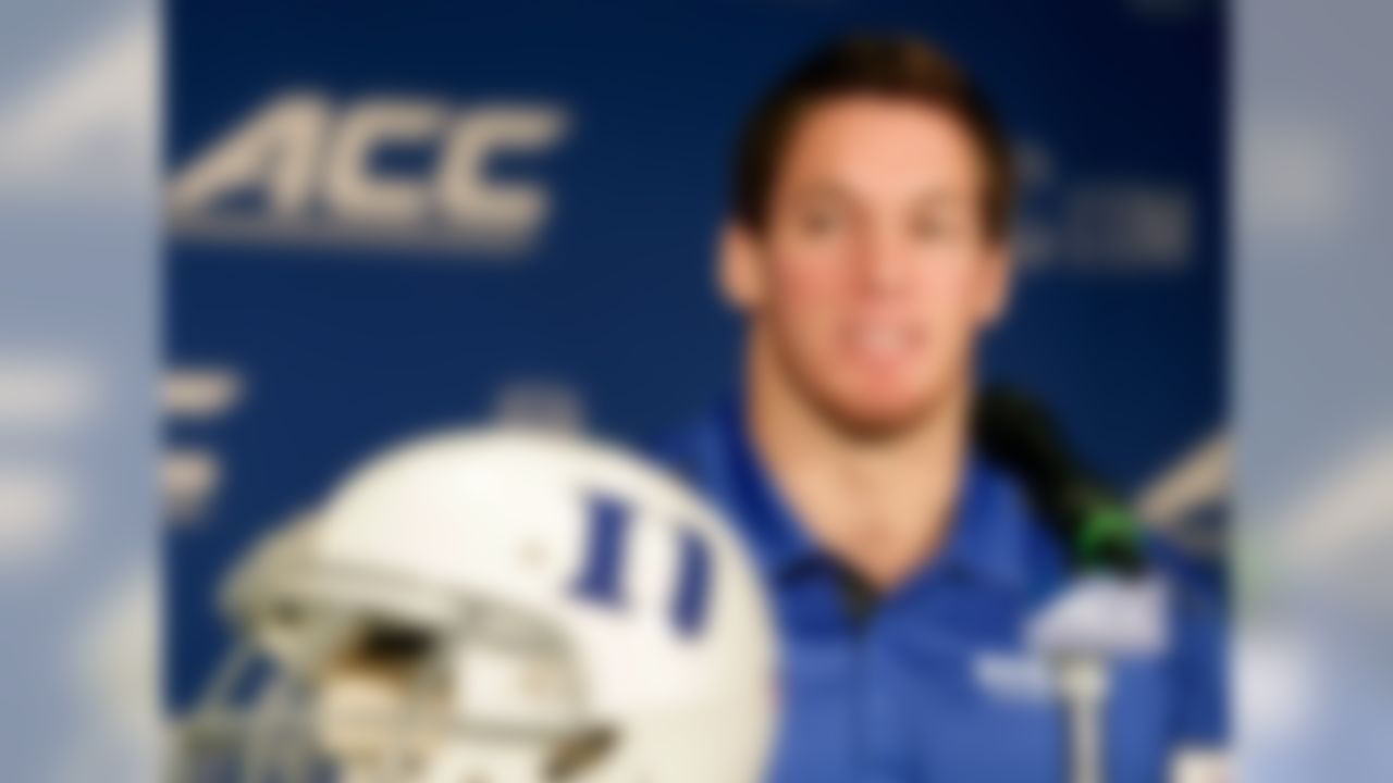 Editor's note: This list was published before Duke revealed Brown would no longer play college football after suffering a fourth ACL tear. |
Brown is the Blue Devils' team captain and starter at middle linebacker. He missed last season with an injury, but was granted a sixth year of eligibility by the NCAA to return in 2015. He's made 242 career tackles and was an All-ACC performer in 2013. Academically, Brown earned his undergraduate degree a year ago, in evolutionary anthropology, with a 3.72 GPA. His GPA in graduate school is even stronger: 3.85.