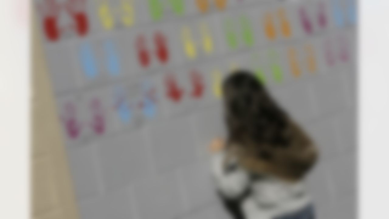 The Home Depot NFL NMVP Programs honors Houston Texans Wide Receiver Andre Johnson. (Photo by Andrew Coppley)