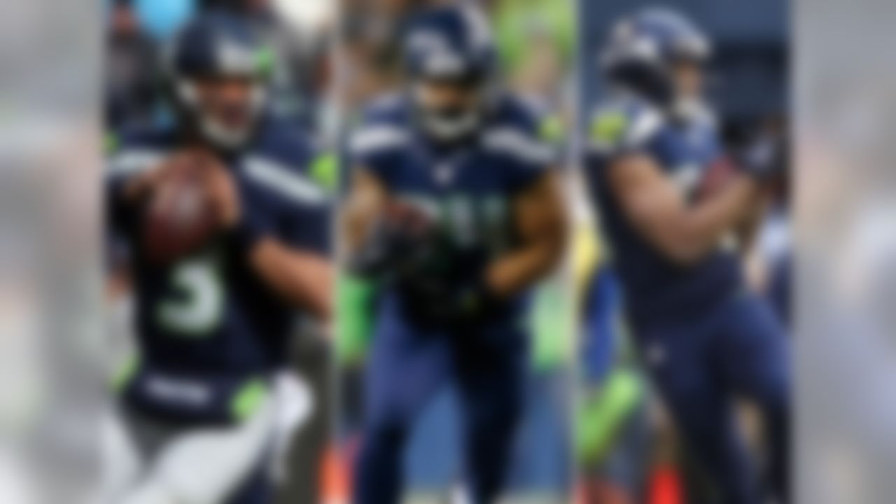 Previous rank: No. 7
For half a season -- at least -- Wilson answered critics who doubted his ability to play QB (mostly) from the pocket. That success mirrored the emergence of Baldwin as a No. 1 receiving option (not to mention Darrell Bevell's play designs, which got Baldwin the ball in space so he could do his thing). As 2016 unfolds, though, Tyler Lockett and/or Jimmy Graham could see more targets. Rawls showed exciting promise before breaking his ankle, but as people within the organization will tell you, O-line/assistant head coach Tom Cable deserves the real praise for his ability to turn poor individual pieces along the line into a rugged run-blocking front year after year.
