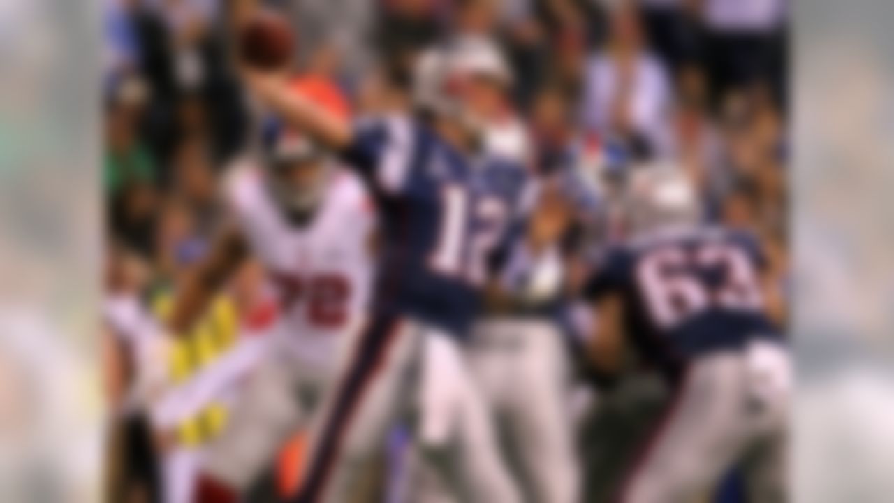 Huge surprise. The three-time Super Bowl champion and two-time league MVP might be the greatest quarterback ever. I guess you could say Brady's stiffest competition for this spot would be fan favorite Steve Grogan. But yeah, not much of a competition.