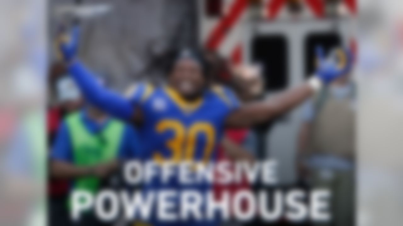 The Rams offense put up its highest yards per game (468.5), pass YPG (343.3) and offensive touchdowns (15) through four games since 2000.