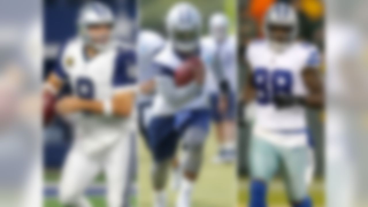 Previous rank: No. 27

At this point, Romo's health is a series-to-series concern (... as are the 80 to 90-some-odd pounds he apparently picked up over the offseason). But when he and Dez are on the field together, there are few schemes known to man capable of stopping them (even when defenses sell out to do so). What, then, will coordinators do now with a bona fide home-run hitter running behind the O-line universally considered the best in football? (Answer: They'll struggle.) I expect Zeke to lead the league in rushing in his rookie season.