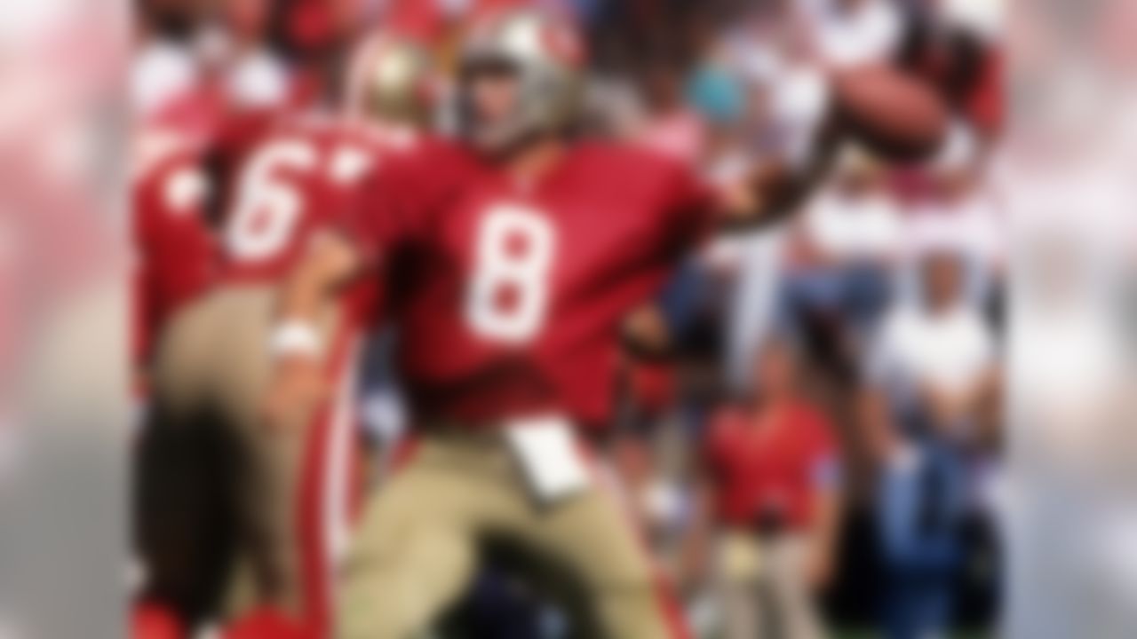 1994 San Francisco 49ers Super Bowl: Steve Young gets the monkey