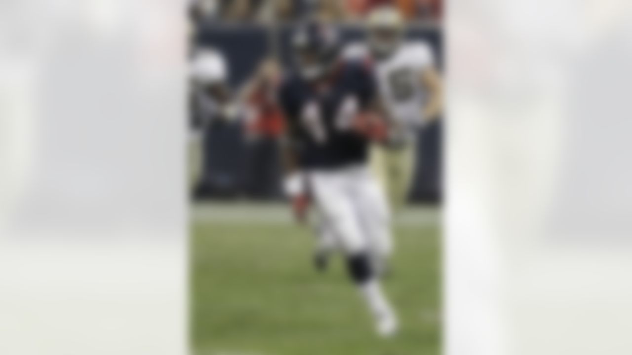 Houston Texans running back Ben Tate in the second quarter of a preseason NFL football game against the New Orleans Saints Saturday, Aug. 20, 2011, in Houston. (AP Photo/Eric Gay)