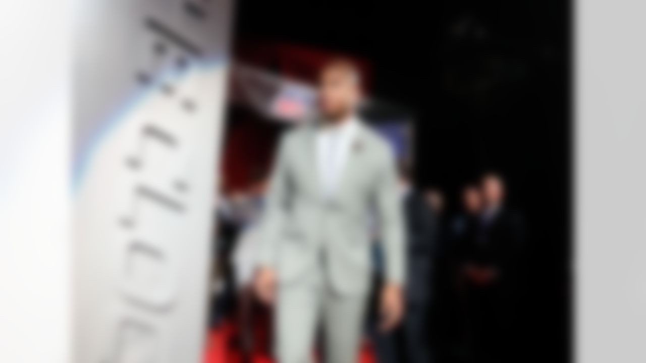Eric Ebron walks on stage during the 2014 NFL Draft at Radio City Music Hall on May 8, 2014 in New York, NY. (Ben Liebenberg/NFL)