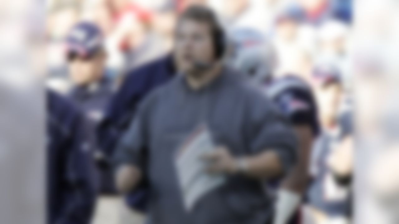 When the Jets hire Patriots assistant Eric Mangini, the former defensive coordinator is locked out of Gillette Stadium. I wonder if Mangini would hold a grudge for this? (AP Photo/Robert E. Klein)