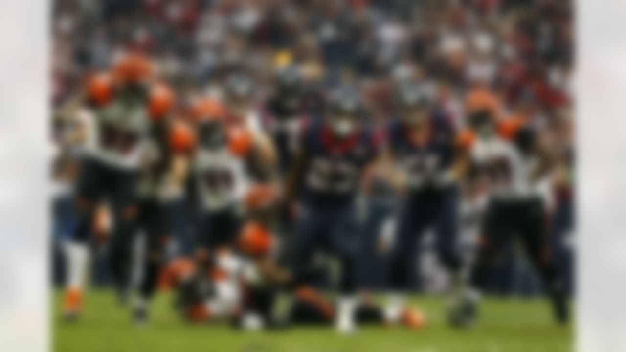 Houston Texans running back Arian Foster #23 runs the ball during the wild card playoff game against the Cincinnati Bengals at Reliant Stadium on January 5, 2013 in Houston, Texas. (Aaron M. Sprecher/NFL)