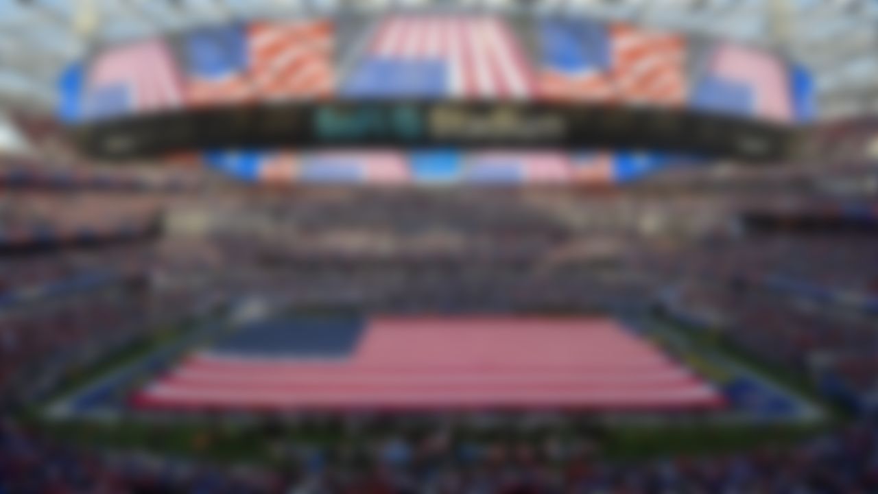 General view of SoFi Stadium before an NFL Conference Championship playoff game on Sunday, January 30, 2022 in Inglewood, California.