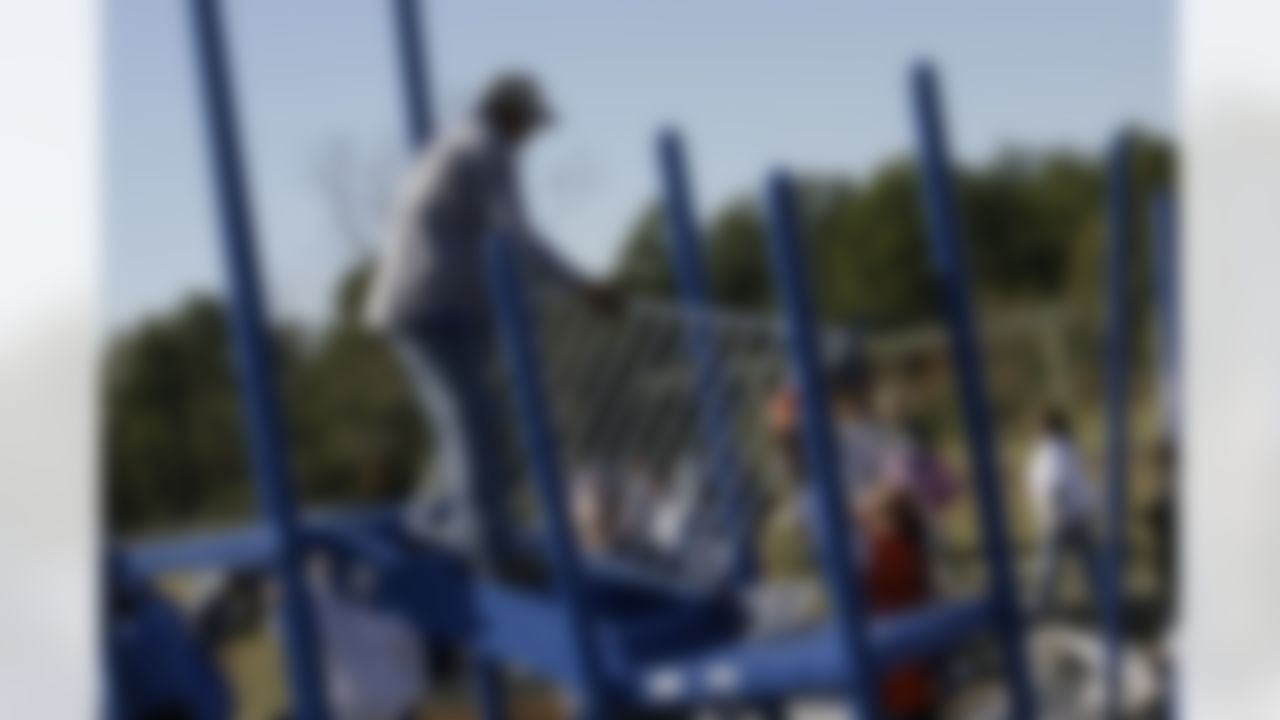 The Home Depot NFL NMVP Programs honors Houston Texans Wide Receiver Andre Johnson. (Photo by Andrew Coppley)