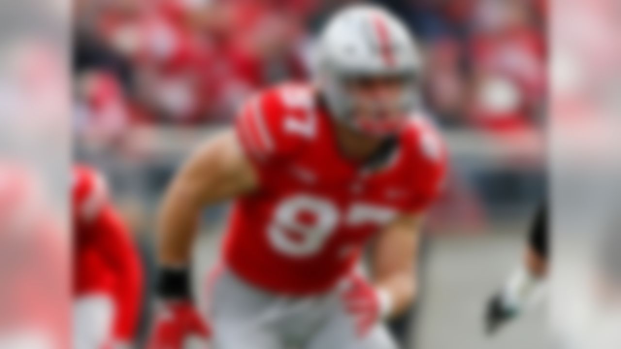 Bosa's been a force for the Buckeyes this year and will need to take over a leadership role in 2018 with the departure of senior ends Tyquan Lewis and Jalyn Holmes. Bosa has power, quickness, and a non-stop motor. He'll be fun to watch -- unless you're trying to block him.